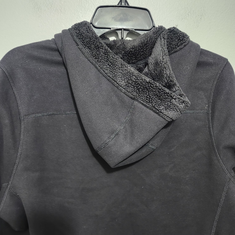 Marmot Blacck Hooded Fleece Lined Jacket Size L - Picture 9 of 9